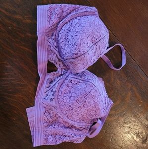 36DD Lace Line Plunge Bra.